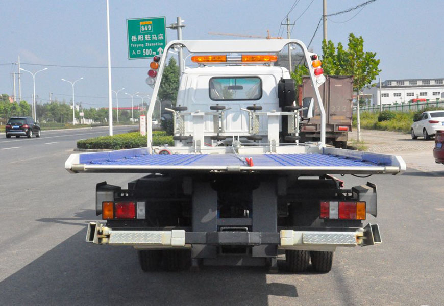 慶鈴五十鈴一拖二清障車後(hòu)方位圖